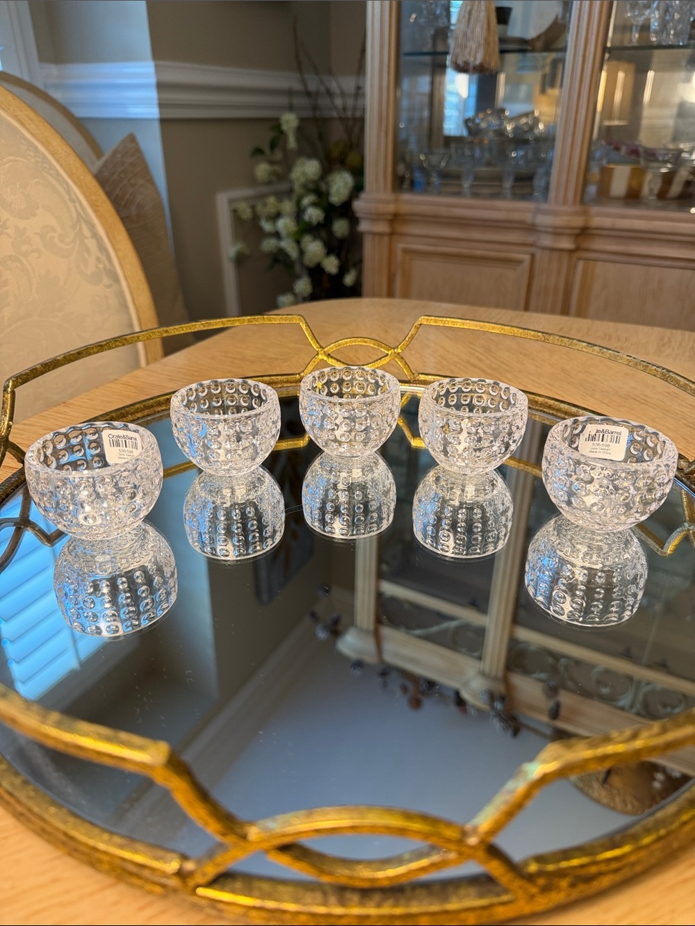 Crate&Barrel Dots Tealight Holder (5)